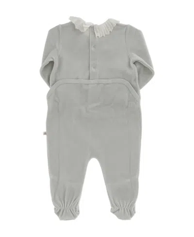 Bonpoint Velvet Jumpsuit In Gray