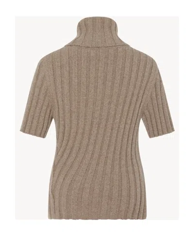 The Row Depinal Ribbed-knit Turtleneck Jumper