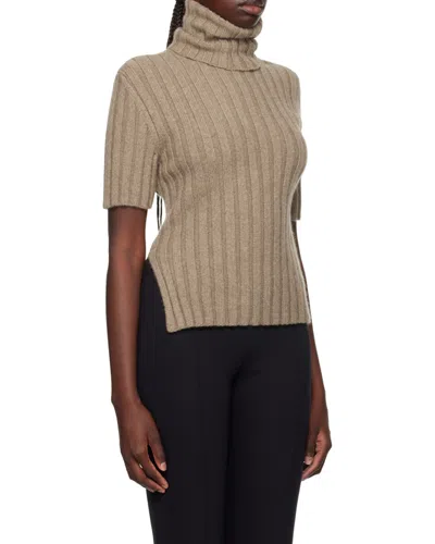 The Row Depinal Ribbed-knit Turtleneck Jumper