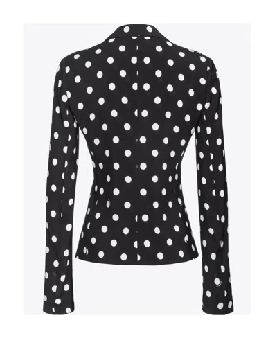 Pinko Single-breasted Polka-dot Blazer