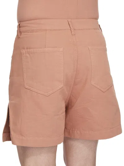 Rick Owens Drkshdw Knee-length Shorts In Orange