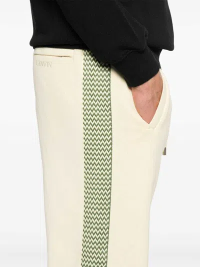 Lanvin Drawstring Sweatpants In Neutral