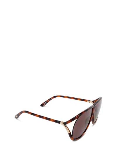 Tom Ford Eyewear Axel Pilot Frame Sunglasses In Multi