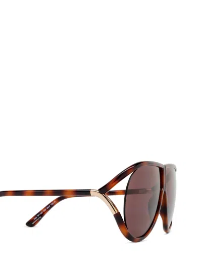 Tom Ford Eyewear Axel Pilot Frame Sunglasses In Multi