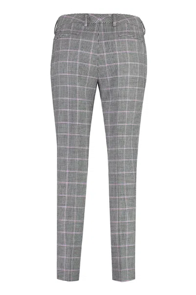 Pt01 Pt Torino New York Virgin Wool Tailored Trousers In Multicolor