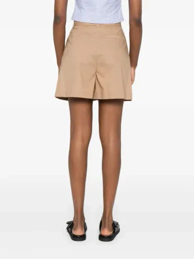 Herno Belt Loop Shorts In Neutral