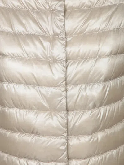 Herno Elsa Chantilly Beige Down Jacket In Brown