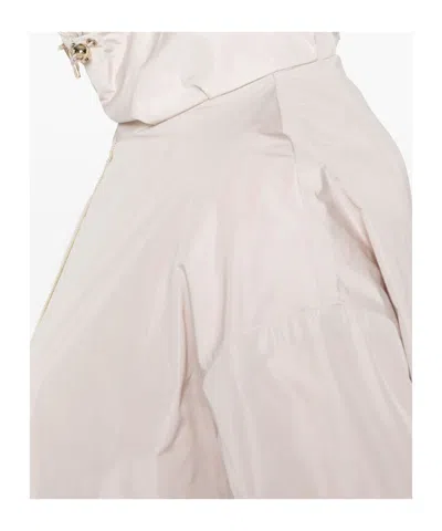 Herno Drawstring-collar Jacket In White