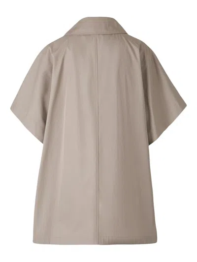 Herno Dean Poncho In Gray