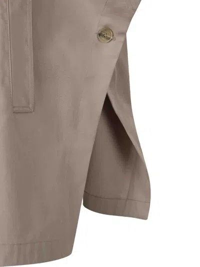 Herno Dean Poncho In Gray