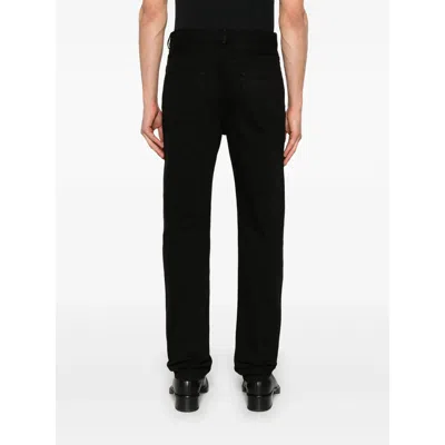 Ann Demeulemeester Denim Trousers With Belt Loops In Blue