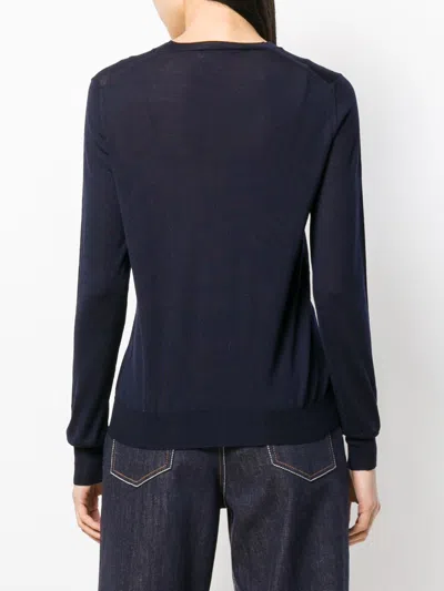Roberto Collina Crewneck Sweater In Blue