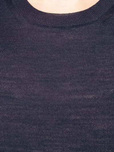 Roberto Collina Crewneck Sweater In Blue