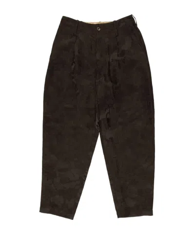 Uma Wang Belt Loops Slacks In Brown
