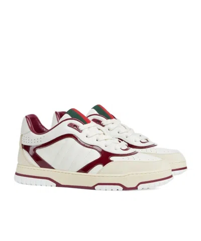 Gucci Re-web Low-top Sneakers In Animal Print