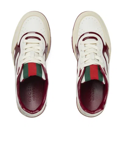 Gucci Re-web Low-top Sneakers In Animal Print