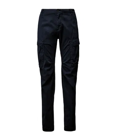C.p. Company Belt Loop Track Pants In Blue