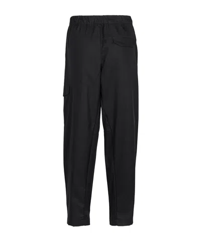 C.p. Company Tapered Trousers In Black