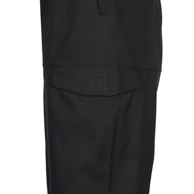 C.p. Company Tapered Trousers In Black