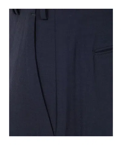 Pt01 Wool Straight-leg Trousers In Black