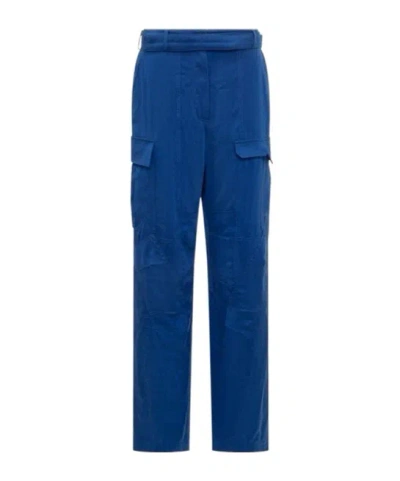 Ferragamo Essential Cargo Pants In Blue
