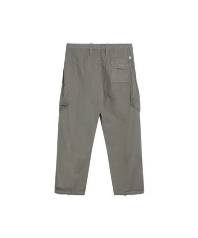 C.p. Company Military Green Cargo Pants In Cotton In Brown