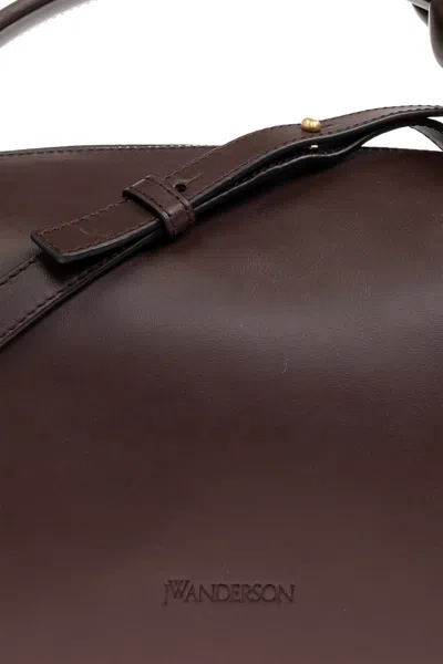 Jw Anderson Brown Leather Small Jwa Corner Handbag