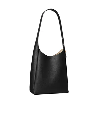 Tory Burch Small Leather Hobo Bag With Adjustable Strap