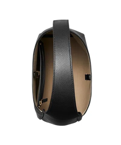 Tory Burch Small Leather Hobo Bag With Adjustable Strap