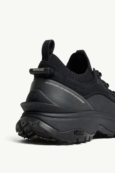 Moncler Lite3 Trail Sneakers Sock Construction In Multi