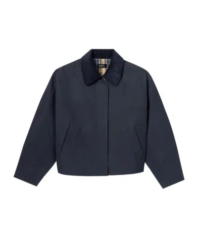 Apc A.p.c. Becca Jacket In Blue