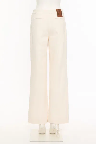 Valentino Vlog Logo Jeans In White