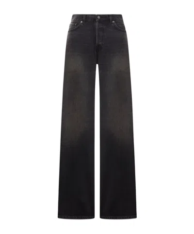 Haikure Bethany Straight Jeans Belt Loops In Gray