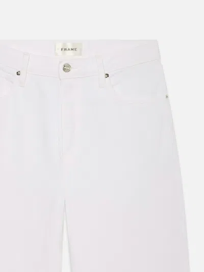 Frame Belt Loops Slacks In White