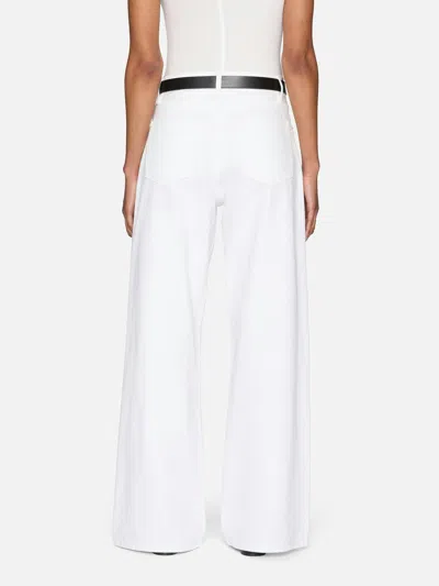 Frame Belt Loops Slacks In White
