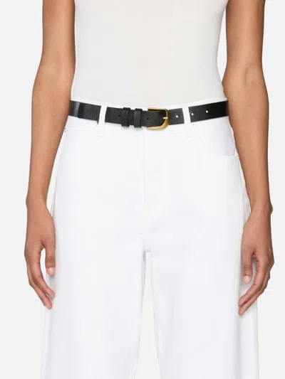 Frame Belt Loops Slacks In White