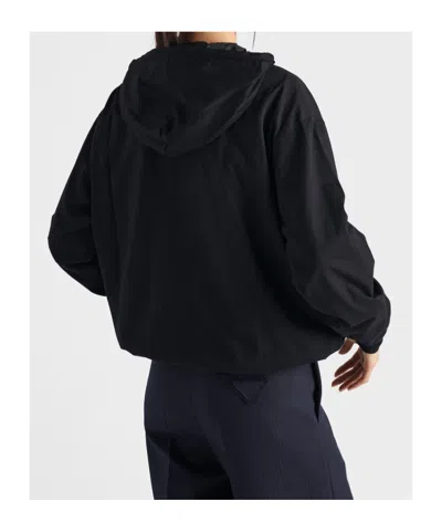 Prada Long Sleeve Casual Jacket In Black