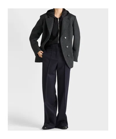 Prada Long Sleeve Casual Jacket In Black