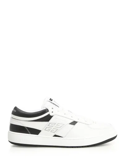 Givenchy G Move Low-top Leather Sneakers In White