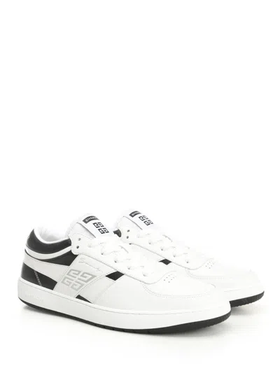 Givenchy G Move Low-top Leather Sneakers In White
