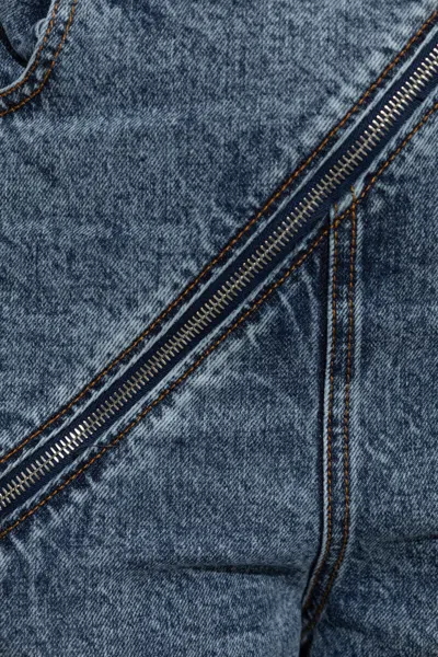 Alaïa Alaia-style Spiral-detail Pants For Women In Blue