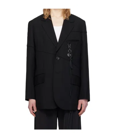 Song For The Mute Black Oversized Blazer In Black