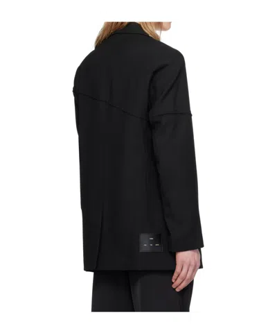 Song For The Mute Black Oversized Blazer In Black