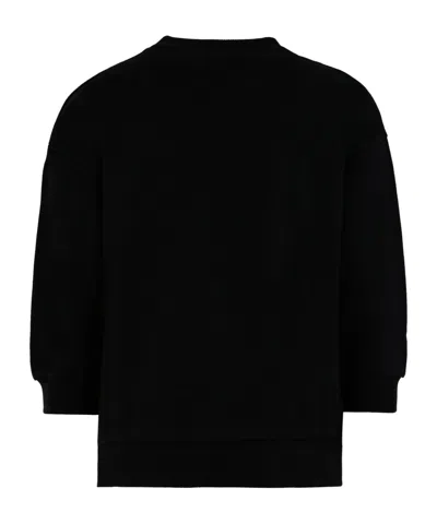 Balmain Long-sleeved Pullover In Black