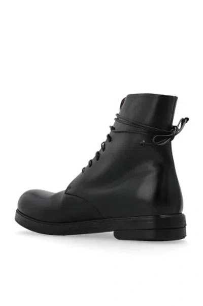 Marsèll Zucca Zeppa Combat Boots In Black