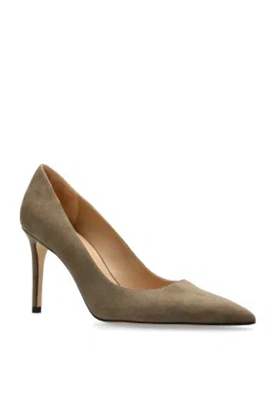 Stuart Weitzman 85mm Stuart Power Pumps In Brown