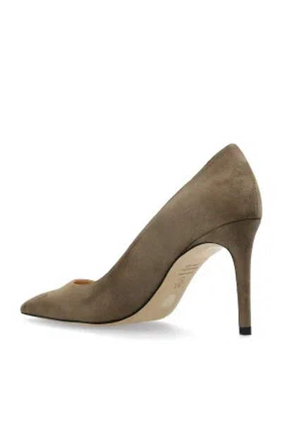 Stuart Weitzman 85mm Stuart Power Pumps In Brown