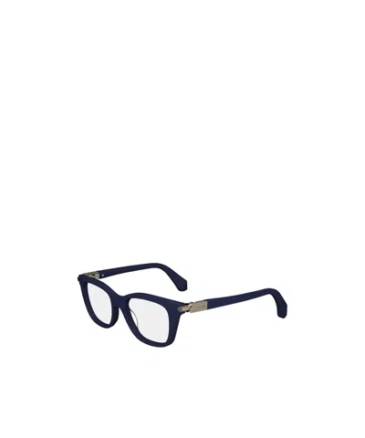 Ferragamo Eyewear Square Frame Glasses In Black