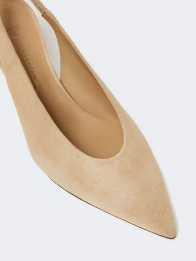 Weekend Max Mara Pointed High Heel Sandals In Gold