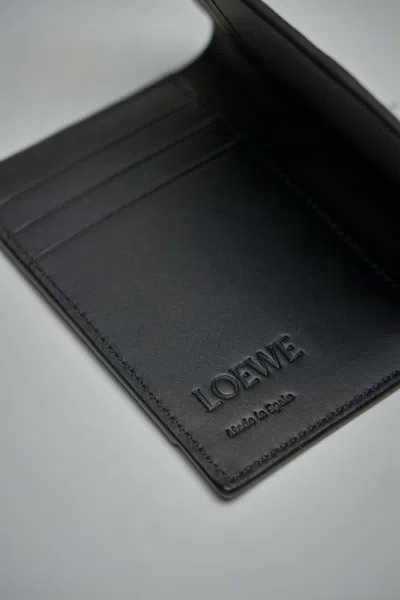 Loewe Quilted Wallet In Black